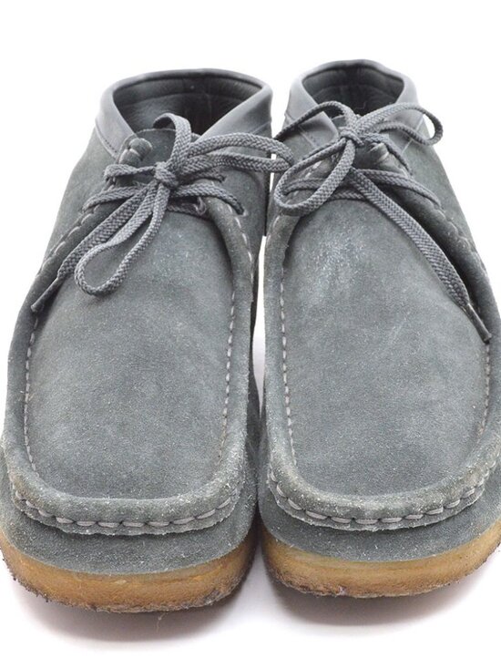 Men Clarks Wallabees Original Gray Desert Boots 12 M main image 6